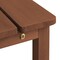 Casafield Adirondack Side Table, Cedar Wood Outdoor End Table with Shelf for Patio, Deck, Lawn and Garden